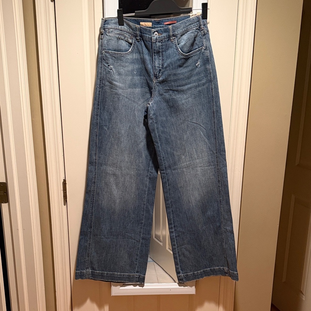 NWT Anthropologie Pilcro Wide-Leg Jeans in Faded Blue